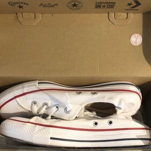 White Shoreline Slip Converse
